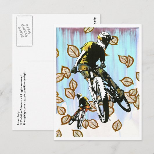 Aspen Folly Briefkaart (Voorkant / Achterkant)