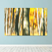 Aspen Forest Abstract Canvas Afdruk (Insitu (Houten vloer))