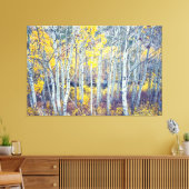 Aspen Forest Canvas Afdruk (Insitu (Woonkamer))