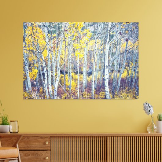 Aspen Forest Canvas Afdruk (Insitu (Woonkamer))