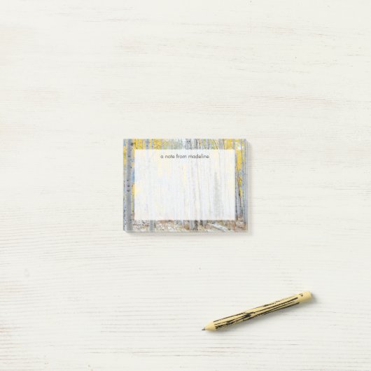 Aspen Forest in de Herfst Post-it® Notes (Op bureau)