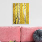 ASPEN FOREST - waterverf, verpakte canvas print (Insitu (Woonkamer))