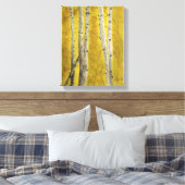 ASPEN FOREST - waterverf, verpakte canvas print (Insitu (Slaapkamer))