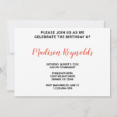 Aspen Glow Birthday Orange, Yellow, Green & Blue Kaart (Achterkant)