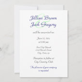 Aspen Glow WEDDING-uitnodiging Kaart (Achterkant)