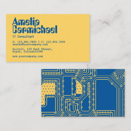 Aspen Gold en Princess Blue Geek Technologie Visitekaartje
