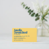 Aspen Gold en Prinses Blue Geek Technologie Visitekaartje (Staand voorkant)