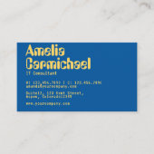 Aspen Gold en Prinses Blue Geek Technology Busin Visitekaartje (Voorkant)