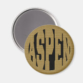 ASPEN - GOLD MAGNEET (Voorkant / Achterkant)
