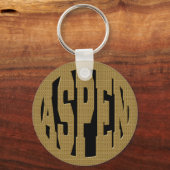 ASPEN - GOLD SLEUTELHANGER (Voorkant)
