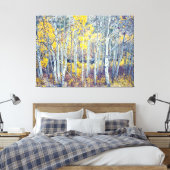 Aspen Grove Canvas Afdruk (Insitu (Slaapkamer))