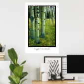 Aspen Grove, Cripple Creek, Colorado Poster (Thuiskantoor)