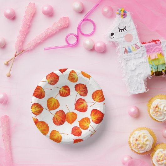 Aspen-herfst leest papieren Bowls Papieren Kommen (Feest)