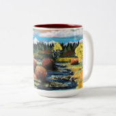 Aspen Herfst Meadow Mok (Voorkant rechts)