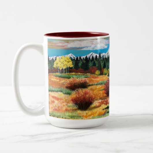 Aspen Herfst Meadow Mok (Links)