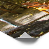 "Aspen Hideaway" Gazebo, herfst Poster (Hoek)