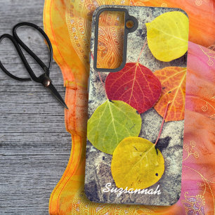 Aspen laat foto's van kleurrijke Herfst persoonlij Samsung Galaxy Hoesje