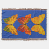 Aspen Leaf Butterflies Deken (Voorkant)