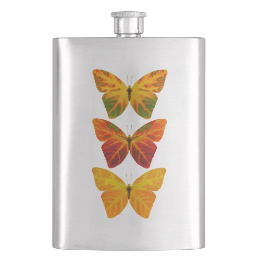 Aspen Leaf Butterflies Flacon (Voorkant)