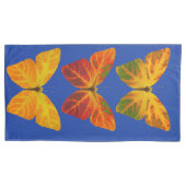 Aspen Leaf Butterflies Kussensloop (Voorkant-Links)