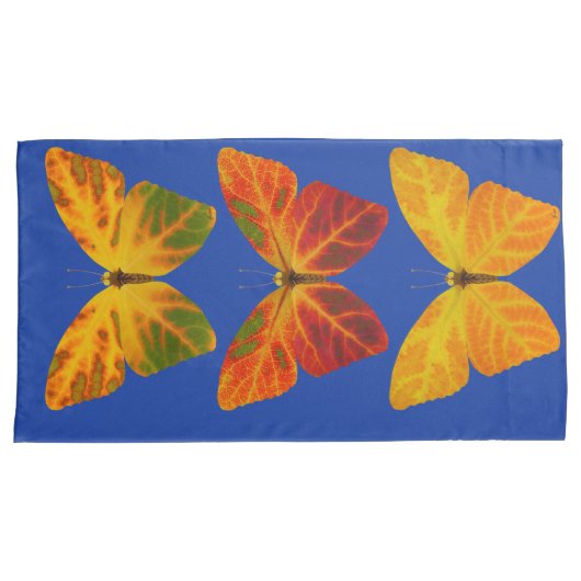Aspen Leaf Butterflies Kussensloop (Voorkant-Rechts)
