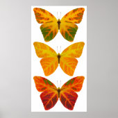 Aspen Leaf Butterflies Poster (Voorkant)