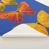 Aspen Leaf Butterflies Sherpa Deken (3/4)