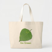 Aspen Leaf EcoBag Grote Tote Bag (Voorkant)