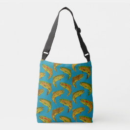 Aspen Leaf Rainbow Trout Seamless Pattern 2018 Crossbody Tas