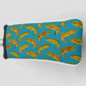 Aspen Leaf Rainbow Trout Seamless Pattern 2018 Golfheadcover (Voorkant)