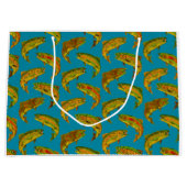 Aspen Leaf Rainbow Trout Seamless Pattern 2018 Groot Cadeauzakje (Voorkant)