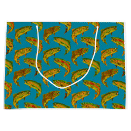 Aspen Leaf Rainbow Trout Seamless Pattern 2018 Groot Cadeauzakje