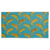 Aspen Leaf Rainbow Trout Seamless Pattern 2018 Kussensloop (Voorkant-Links)