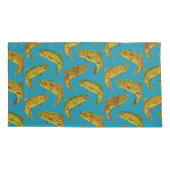 Aspen Leaf Rainbow Trout Seamless Pattern 2018 Kussensloop (Achterkant-Links)