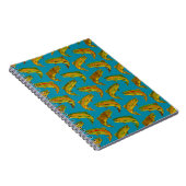 Aspen Leaf Rainbow Trout Seamless Pattern 2018 Notitieboek (Rechterzijde)