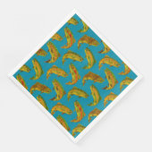 Aspen Leaf Rainbow Trout Seamless Pattern 2018 Servet (Hoek)