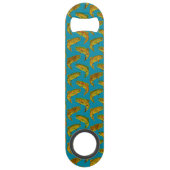 Aspen Leaf Rainbow Trout Seamless Pattern 2018 Speed Flessenopener (Achterkant)