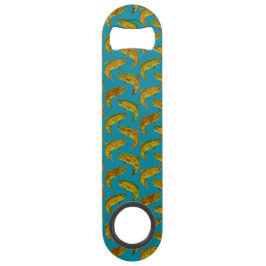 Aspen Leaf Rainbow Trout Seamless Pattern 2018 Speed Flessenopener