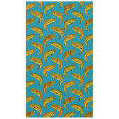 Aspen Leaf Rainbow Trout Seamless Pattern 2018 Tafelkleed (Voorkant)