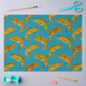 Aspen Leaf Rainbow Trout Seamless Pattern 2018 Tissuepapier (Craft)