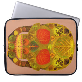 Aspen Leaf Schedel 12 Laptop Sleeve