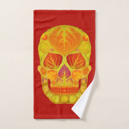 Aspen Leaf Skull 13 Bad Handdoek
