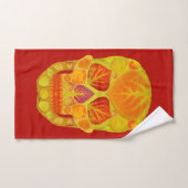 Aspen Leaf Skull 13 Bad Handdoek (Handdoek)