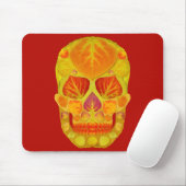 Aspen Leaf Skull 13 Muismat (Met muis)