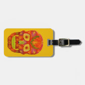 Aspen Leaf Skull 16 Bagagelabel (Voorkant horizontaal)