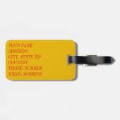 Aspen Leaf Skull 16 Bagagelabel (Achterkant horizontaal)