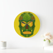 Aspen Leaf Skull 9 Grote Klok (Huis)