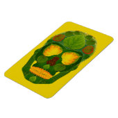 Aspen Leaf Skull 9 Magneet (Linkerzijde)