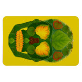 Aspen Leaf Skull 9 Magneet (Horizontaal)