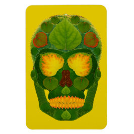 Aspen Leaf Skull 9 Magneet